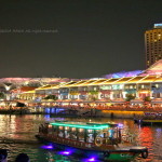 【シンガポール】クラークキーの夜景
